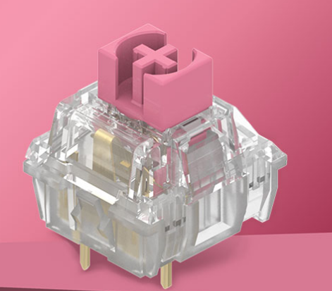 TTC Silent Red V3 Mechanical Keyboard Switches, Linear Factory Pre-lubed Long Spring Keyboard Switches for Mechanical Gaming Keyboard