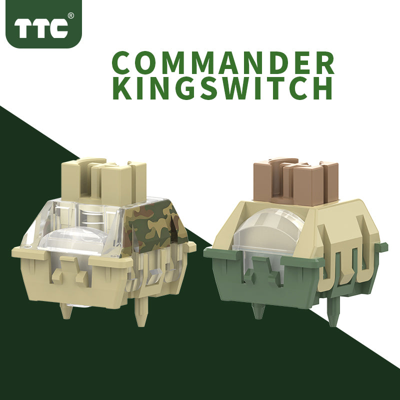 TTC Commander King Magnetic Switch, Firm Dust-proof Stem Linear Freely Setting Pre-Travel for Magnetic Gaming Keyboard