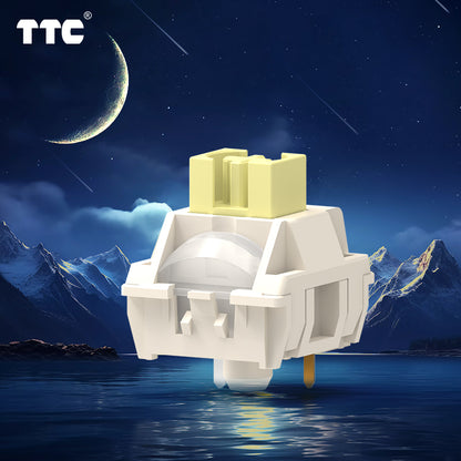 TTC New Moon Mechanical Keyboard Switches, Factory Pre-lubed Dust-Proof Keyboard Switches