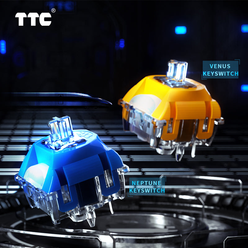 TTC High-speed Rail Structure Switch Neptune and Venus 5 pin linear mechanical Gaming  Rapid Trigger Switch