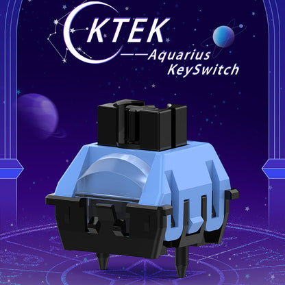 KTEK Aquarius Switch First Constellation Magnetic Switch Freely Setting Pre-Travel  Firm Dust-proof Stem Deep Blue Rapid Trigger