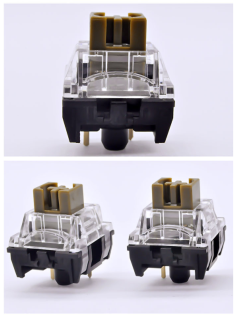 TTC Silent Brown Keyswitch V2 Mechanical Keyboard Switches, Linear Factory Pre-lubed Dust-Proof Keyboard Switches
