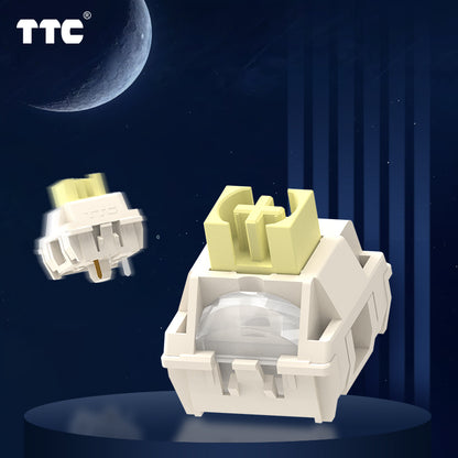 TTC New Moon Mechanical Keyboard Switches, Factory Pre-lubed Dust-Proof Keyboard Switches