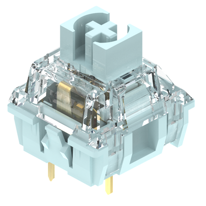 TTC Bluish White Mechanical Keyboard Switches, Factory Pre-lubed Long Spring Tactile Mechanical Gaming Keyboard