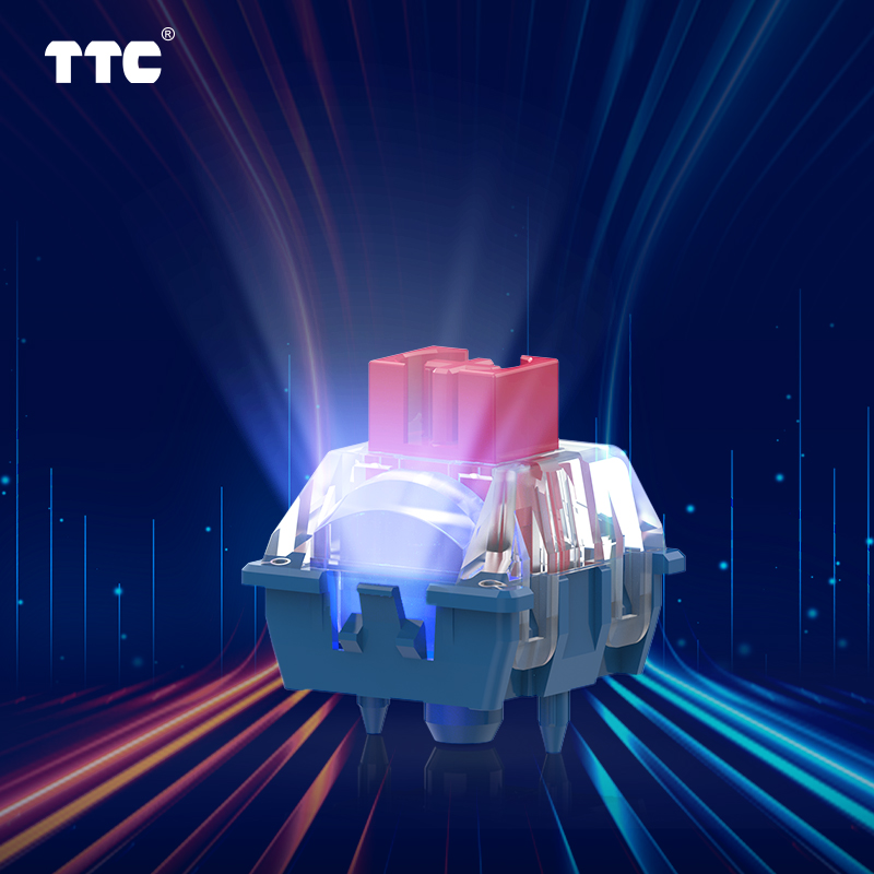 TTC Golden Magnetic Switch Silky Smooth Dust Proof Stem External Magnet Maintain the Original Mechanical Switch Sound