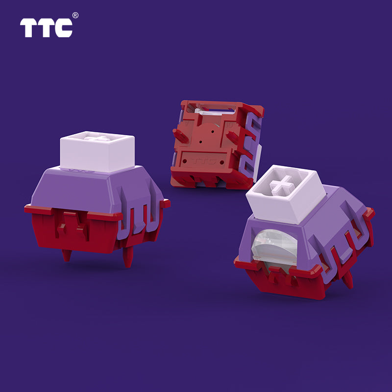 TTC Full POM Magneto Keyboard Switch, Firm Dust-proof Stem Linear Freely Setting Pre-Travel Hall Sensor 35gf Precise Trigger Gaming Switch