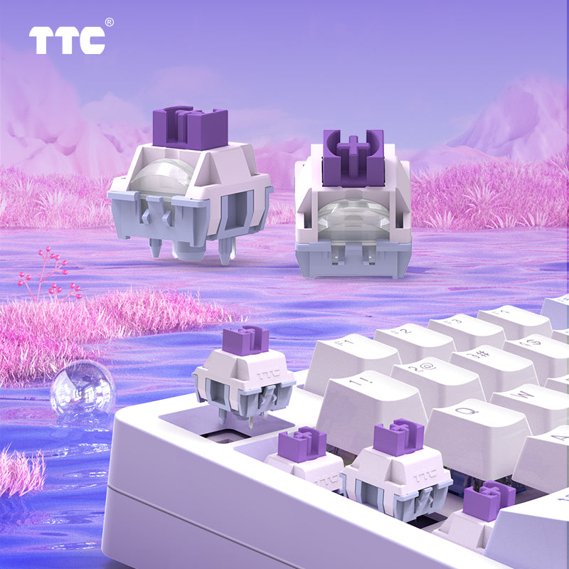 TTC Mysteries Switch Linear Factory Pre-lubed Long Spring Fast Trigger Mechanical Keyboard Switches