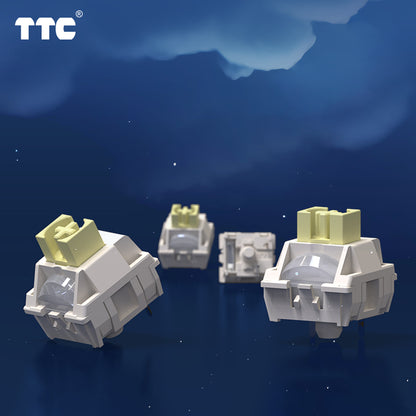 TTC New Moon Mechanical Keyboard Switches, Factory Pre-lubed Dust-Proof Keyboard Switches