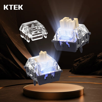 KTEK Magnetic Switch Freely Setting Pre-Travel Hall Sensor rapid trigger Gaming Keyboard