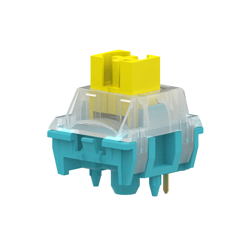TTC Clear Sky Mechanical Keyboard Switches, Factory Pre-lubed Dust Proof Clicky Sound Tactile Gaming Keyboard Switch