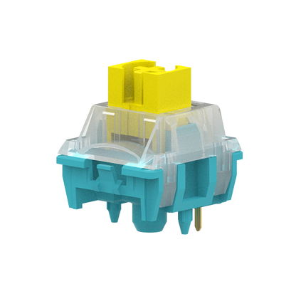 TTC Clear Sky Mechanical Keyboard Switches, Factory Pre-lubed Dust Proof Clicky Sound Tactile Gaming Keyboard Switch