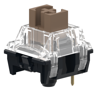 TTC Silent Brown Keyswitch V2 Mechanical Keyboard Switches, Linear Factory Pre-lubed Dust-Proof Keyboard Switches