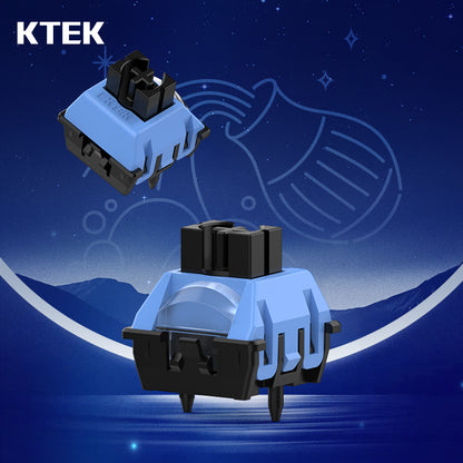 KTEK Aquarius Switch First Constellation Magnetic Switch Freely Setting Pre-Travel  Firm Dust-proof Stem Deep Blue Rapid Trigger