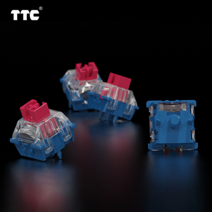 TTC Golden Magnetic Switch Silky Smooth Dust Proof Stem External Magnet Maintain the Original Mechanical Switch Sound