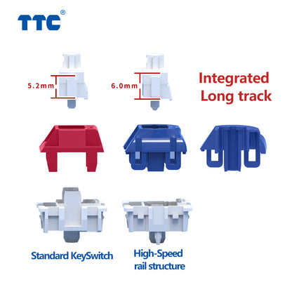 TTC High-speed Rail Structure Switch Neptune and Venus 5 pin linear mechanical Gaming  Rapid Trigger Switch