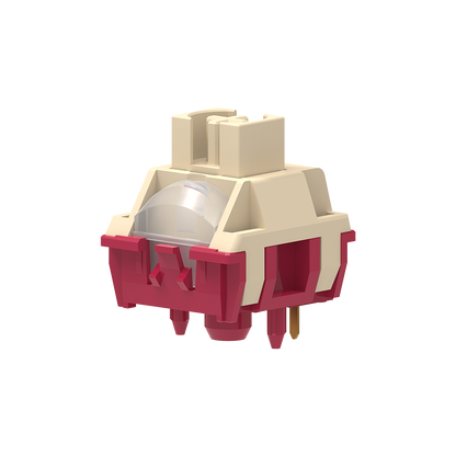 TTC Iron V2 Switch, Factory Pre-lubed 5 Pin Dustproof Stem Modified POM Mechanical Keyboard Switch