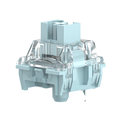 TTC Bluish White Mechanical Keyboard Switches, Factory Pre-lubed Long Spring Tactile Mechanical Gaming Keyboard