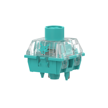 TTC Qing Loong Mechanical Keyboard Switches, Linear Factory Pre-lubed Firm 5-Pin Keyboard Switches