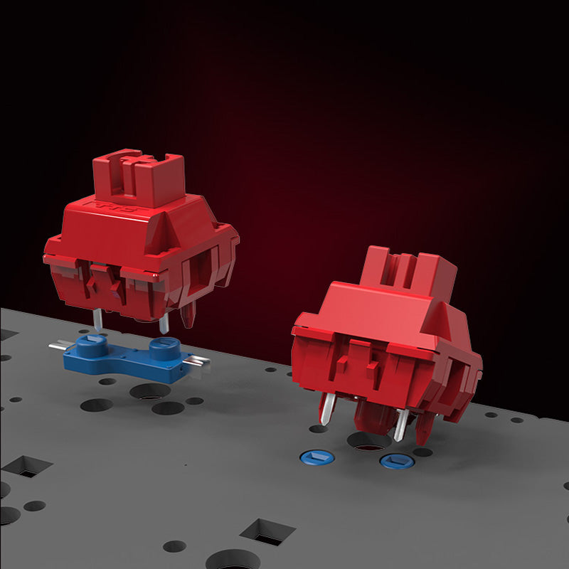 TTC Flaming Red V2 Linear Switch Pre-lubed High quality Elastic and RGB  Soft Smooth Mechanical Gaming Keyboard