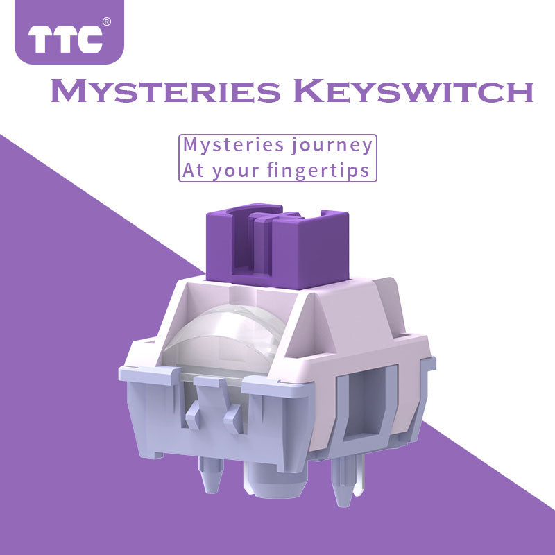 TTC Mysteries Switch Linear Factory Pre-lubed Long Spring Fast Trigger Mechanical Keyboard Switches