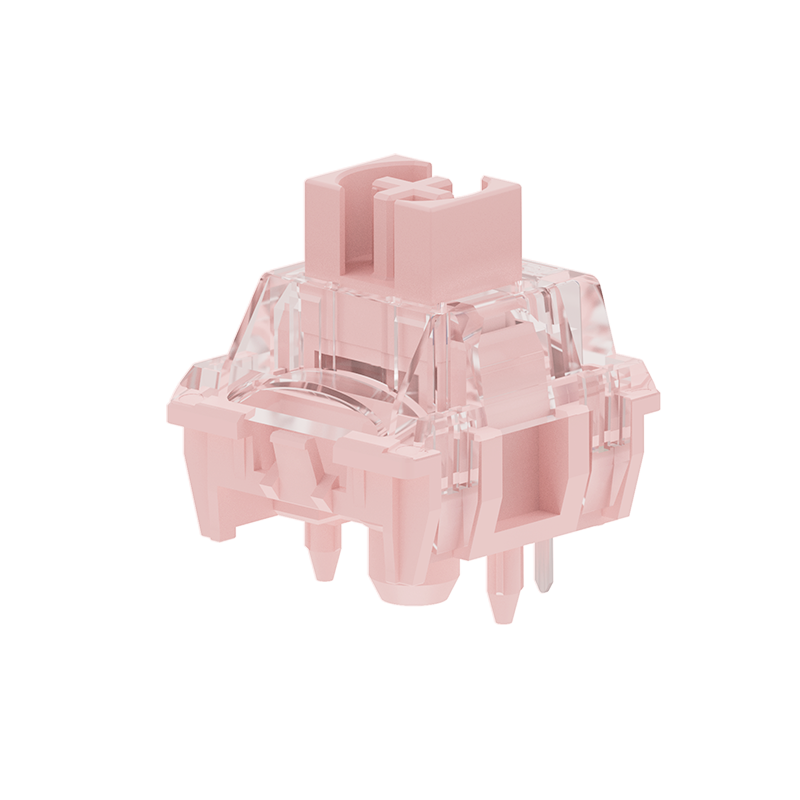 TTC Flaming Pink Hot Selling Keyboard Switches Linear 5pins Pre-lubed Gaming 43gf Keyboard Switch