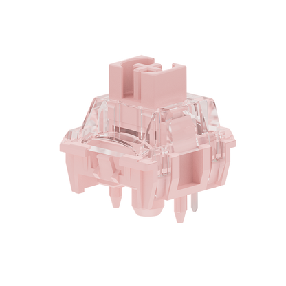 TTC Flaming Pink Hot Selling Keyboard Switches Linear 5pins Pre-lubed Gaming 43gf Keyboard Switch