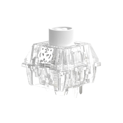 TTC Snow Tiger Mechanical Keyboard Switches, Factory Pre-lubed 24mm Strong Rebound Long Spring 5 pin Keyboard Switches