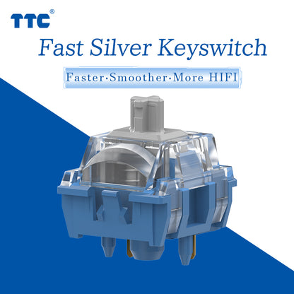 TTC Fast Silver Switch HIFI Linear fast mechanical Keyboard Switch