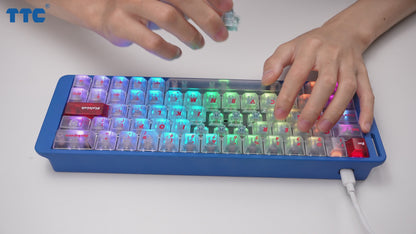 TTC Silent Bluish White Switch-Tactile Style
